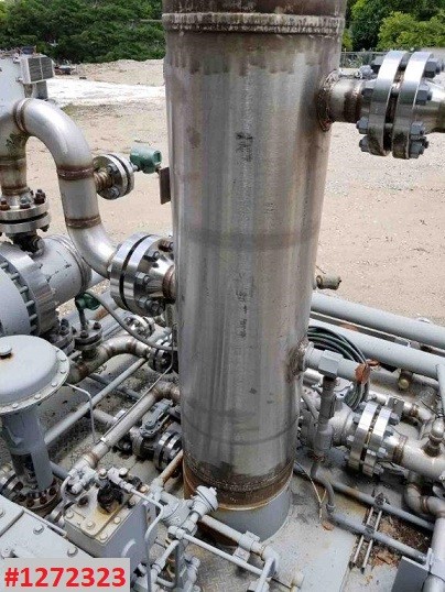 Ariel #JGP-1, reciprocating compressor, 55 ICFM @ 865 psi, 4.75 x 3, 85 HP, CO2, Stainless Steel - Image 5