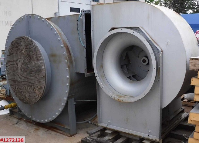 20 MM BTU/hr, hot air heater, 900&deg;F, natural gas, horizontal, Never Used - Image 1