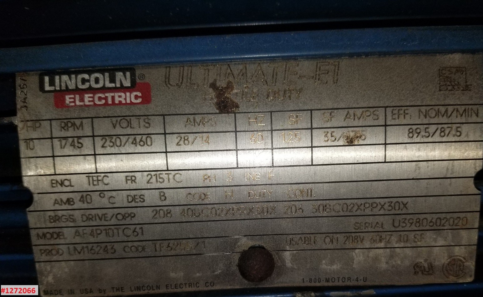 1" Vickers-Cross #CSEA40/PVQ20, gear pump, 20 GPM, 3600 psi, Carbon Steel, 10 HP - Image 10