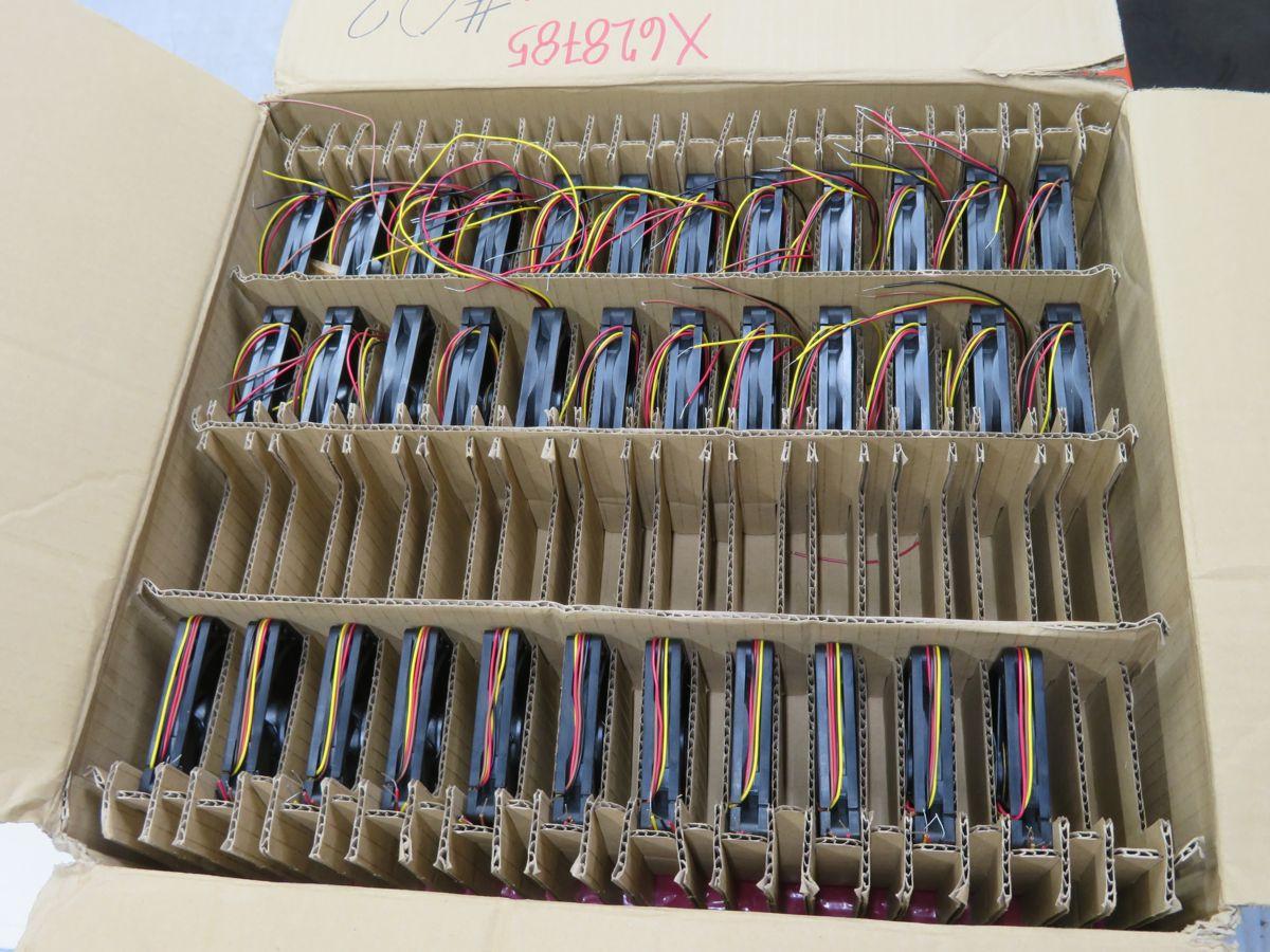 Sanyo Denki #9GA0824P7G001, DC axial fans, 80 mm, 24 V. DC, LOT of 36 - Image 2