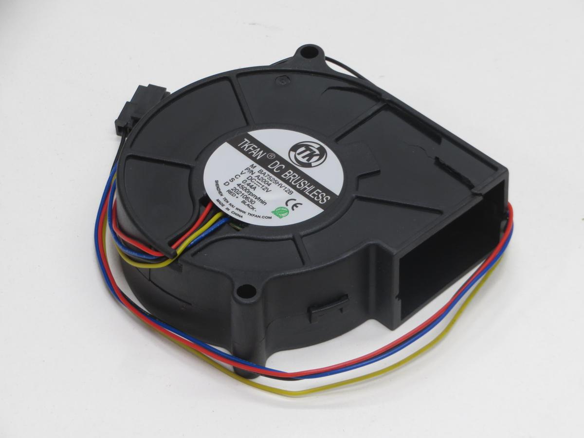 TKFan #BA7525HV12B, DC brushless fan, 4500 RPM, 12 V., 0.44 Amp, LOT of 360 - Image 2