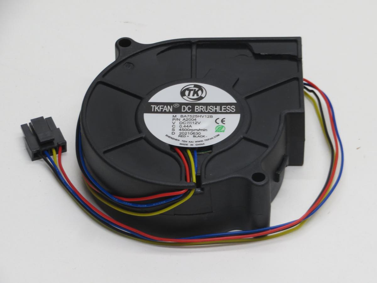 TKFan #BA7525HV12B, DC brushless fan, 4500 RPM, 12 V., 0.44 Amp, LOT of 360 - Image 3