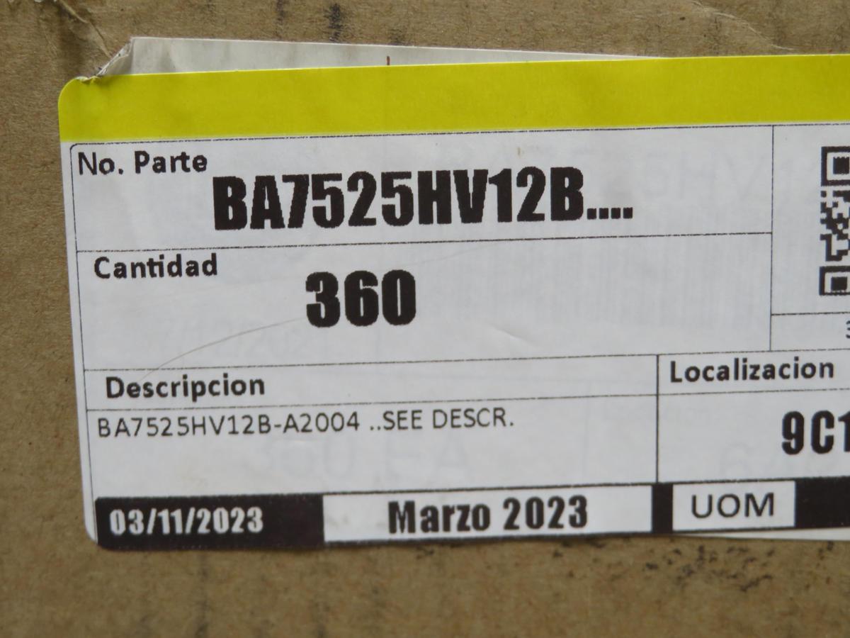 TKFan #BA7525HV12B, DC brushless fan, 4500 RPM, 12 V., 0.44 Amp, LOT of 360 - Image 7