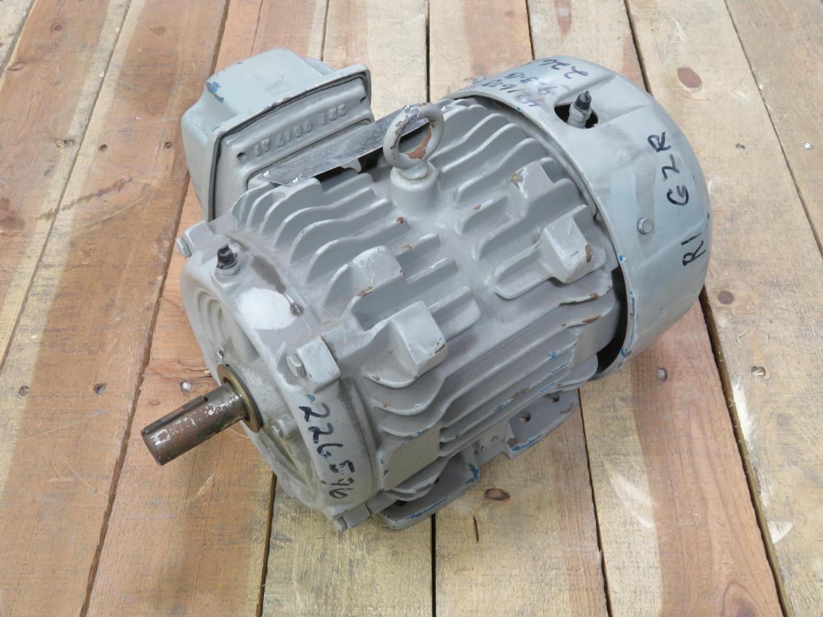 2 HP 1740 RPM Siemens #1LE24211AB412AA3, Frame 145T, TEFC, SD100 IEEE motor, design B, 2.8 Amp, 3 phase, 60 - Image 2
