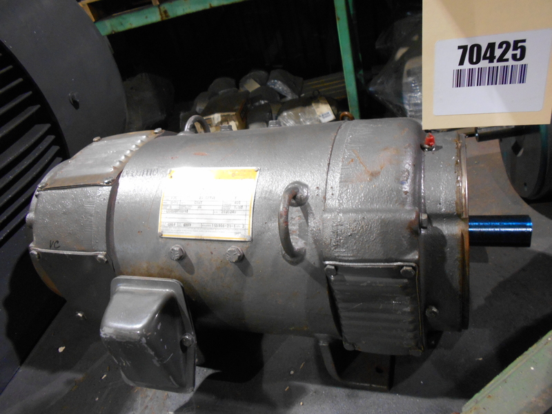 10 HP 1800/2300 RPM Baldor, Frame 219ATC, DPFG-BV, rebuilt, 240VA, 150/300VF - Image 8