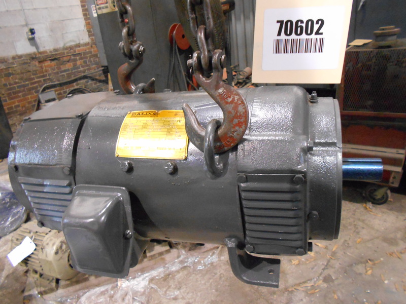 10 HP 1800/2300 RPM Baldor, Frame 219ATC, DPFG-BV, rebuilt, 240VA, 150/300VF - Image 10
