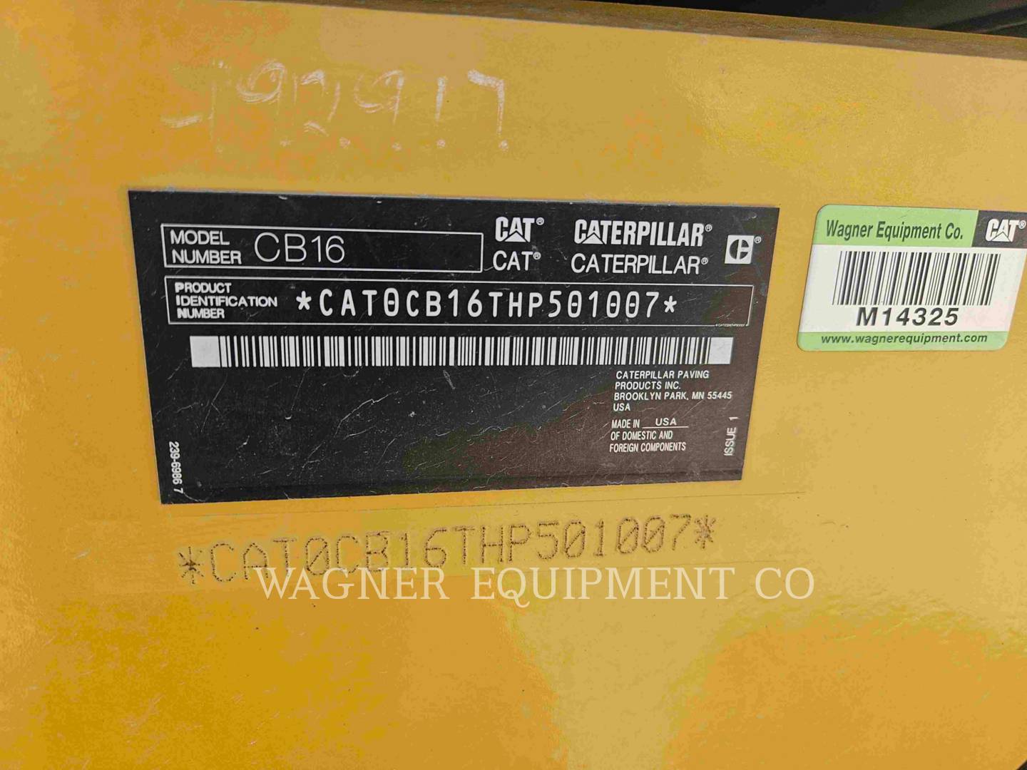 Caterpillar CB16, Compactor, 2584 hours, S/N: HP501007, 2022 - Image 6