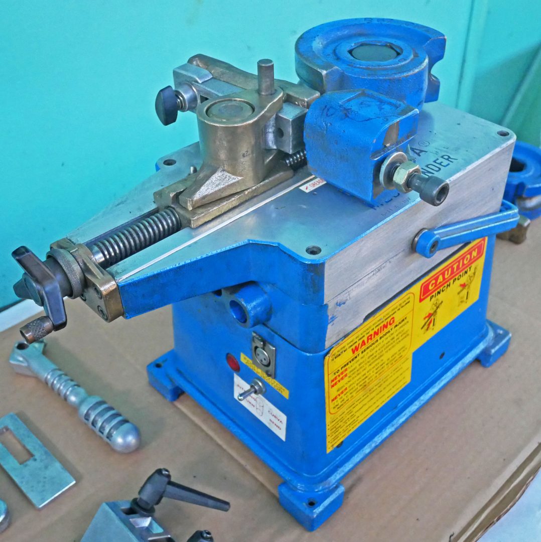 1-1/4" Ercolina #MEDI-BENDER-070, rotary draw bender, 1" sch. 10 pipe, 3/4" x .120" square tube, 6-7/8" max. - Image 5