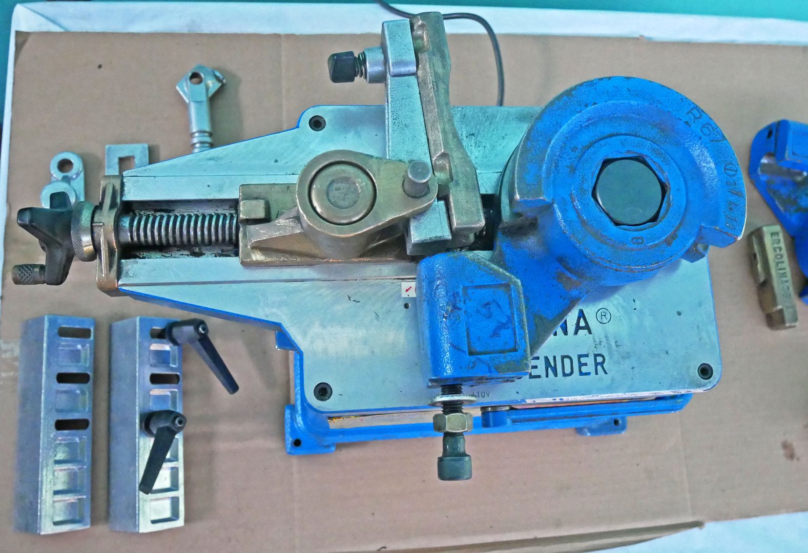 1-1/4" Ercolina #MEDI-BENDER-070, rotary draw bender, 1" sch. 10 pipe, 3/4" x .120" square tube, 6-7/8" max. - Image 6