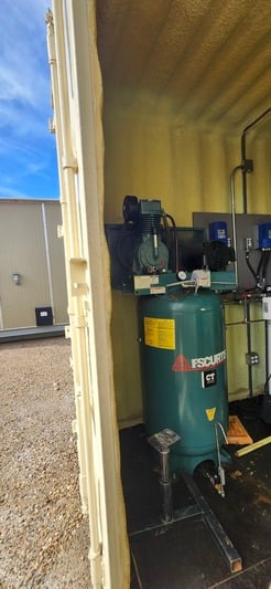 200 psig, CEG #CT-55, reciprocating instrument air compressor package, FS Curtis CT-55 compressor, 50 HP WEG - Image 6