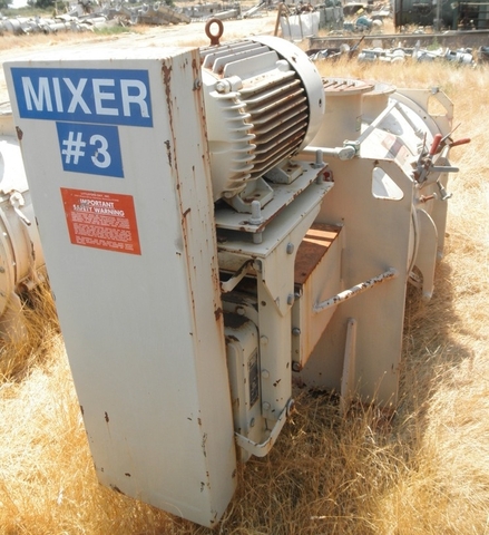 Littleford #FKM-600D, porcelain mixer, Carbon Steel exterior, 25 HP, 22 cu.ft., 24" x 48" - Image 3