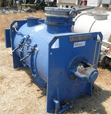 Littleford #FKM-600, Stainless Steel trough, Carbon Steel shafts & plows, 30 HP, 22 cu.ft., 24" x 48" - Image 1