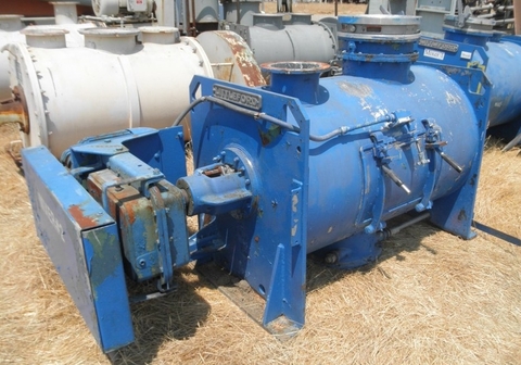 Littleford #FKM-600, Stainless Steel trough, Carbon Steel shafts & plows, 30 HP, 22 cu.ft., 24" x 48" - Image 2