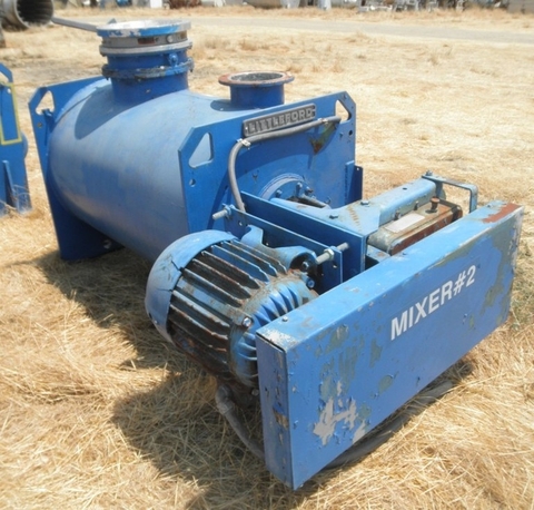 Littleford #FKM-600, Stainless Steel trough, Carbon Steel shafts & plows, 30 HP, 22 cu.ft., 24" x 48" - Image 3
