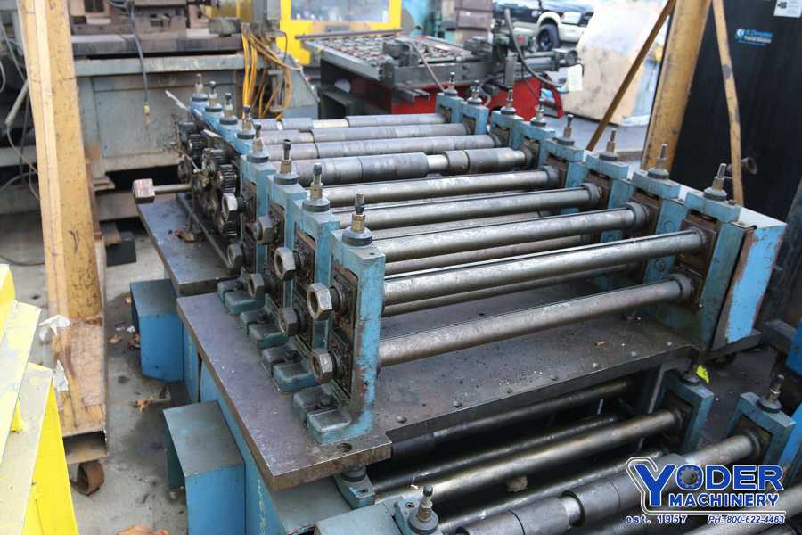 32 Stand, Contour #1532AOSLCE, rafted rollformer, 2.5" arbor diameter, 40" R/S, 1996, #69083 - Image 2