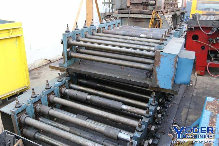 32 Stand, Contour #1532AOSLCE, rafted rollformer, 2.5" arbor diameter, 40" R/S, 1996, #69083 - Image 3