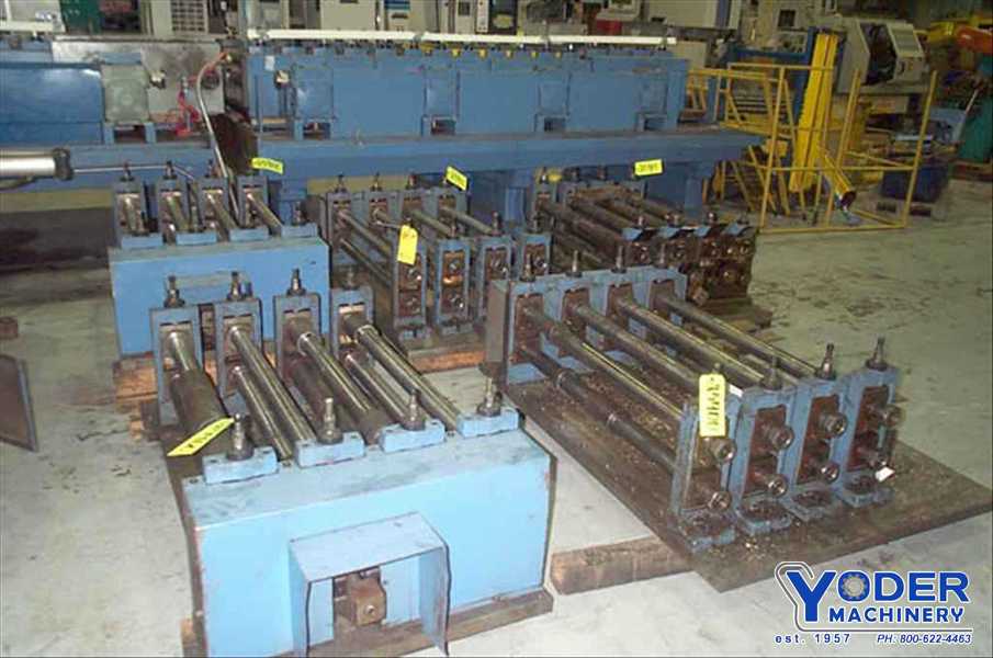 32 Stand, Contour #1532AOSLCE, rafted rollformer, 2.5" arbor diameter, 40" R/S, 1996, #69083 - Image 6