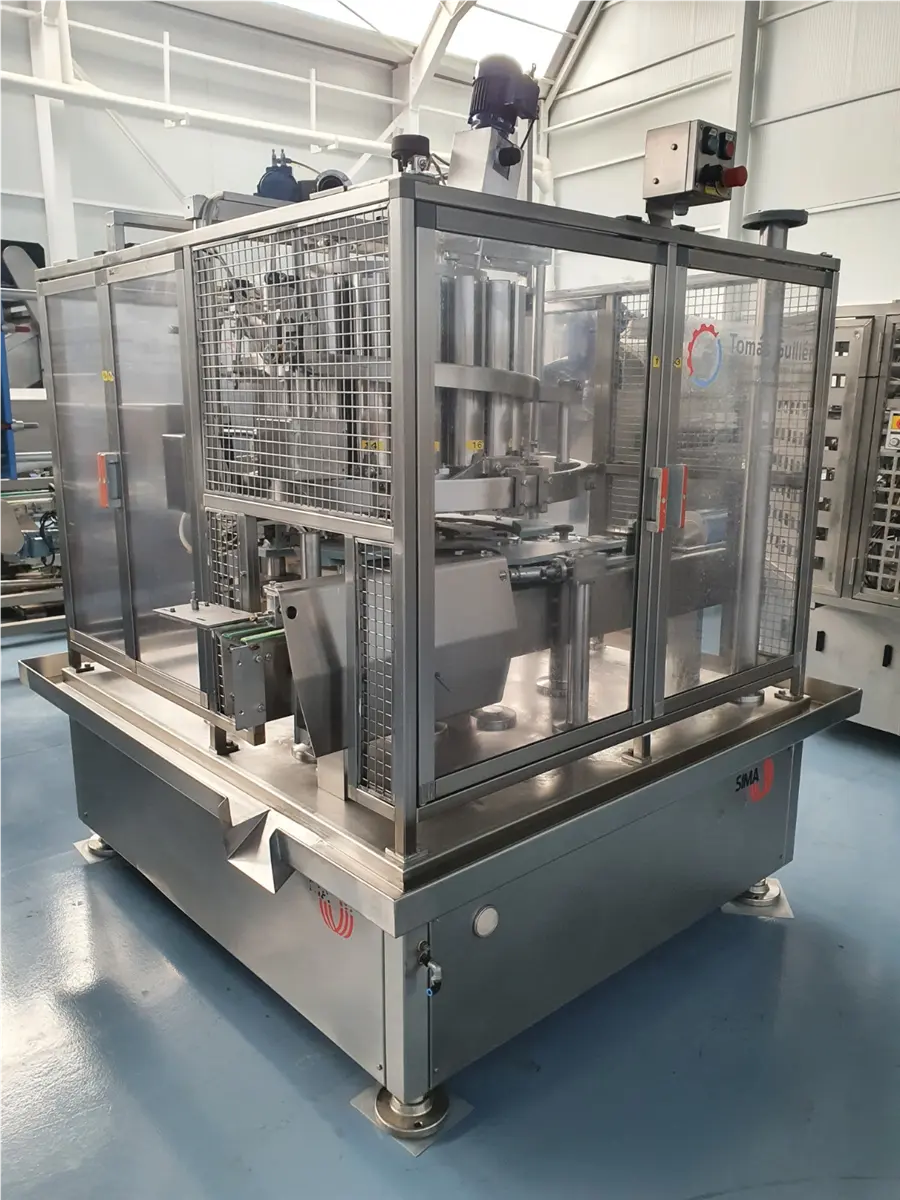 Sima #PFPL-16, 16-piston filler, 1 kg max. fill, 1-15/16" - 3-7/8" container diameter, no can / no fill - Image 5