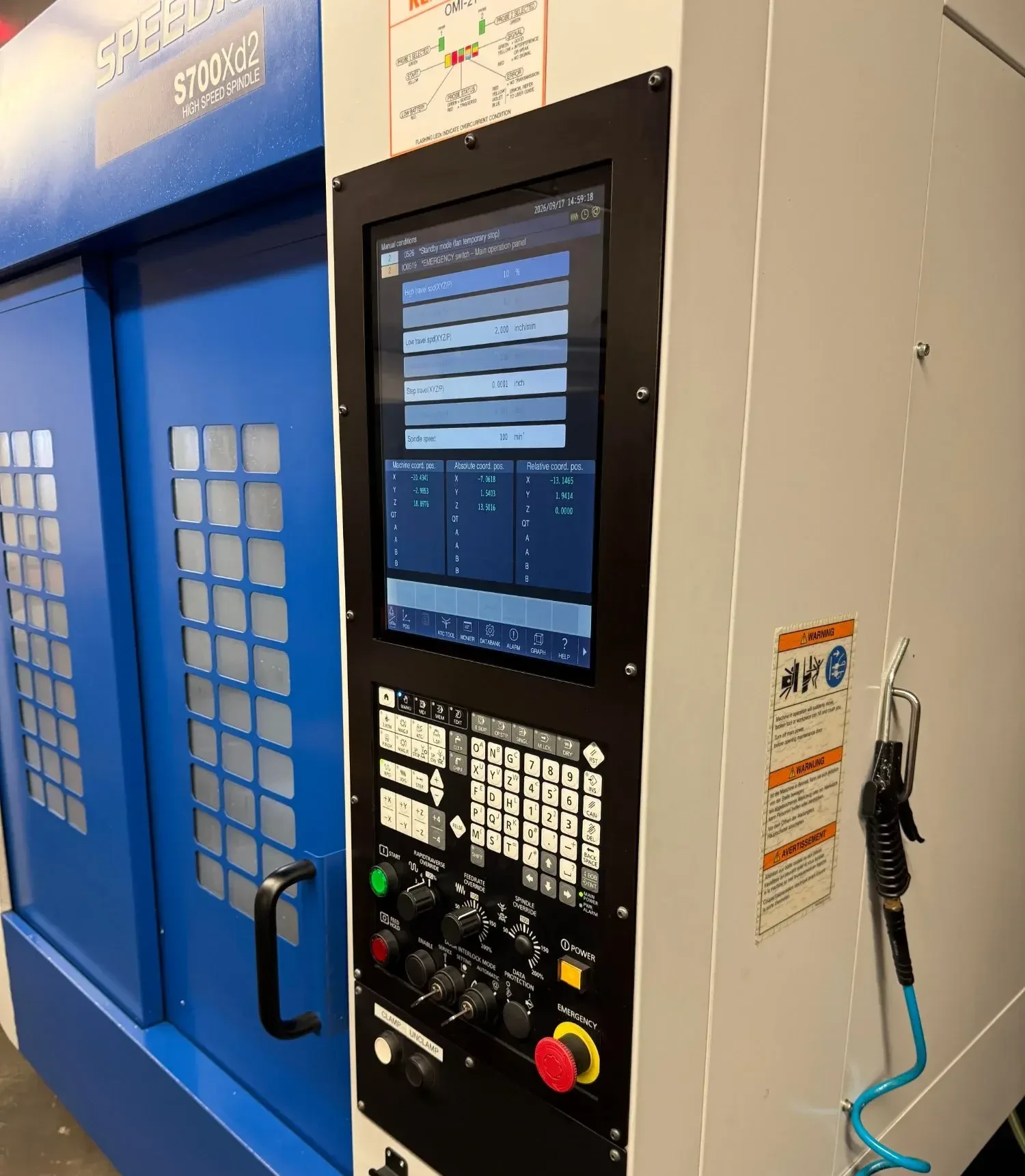 Brother #Speedio-S700XD2, CNC Drilling & Tapping Center, 27.6" X, 15.7" Y, 11.8" Z, 23.6" x 15.7" table, 11.8 - Image 3