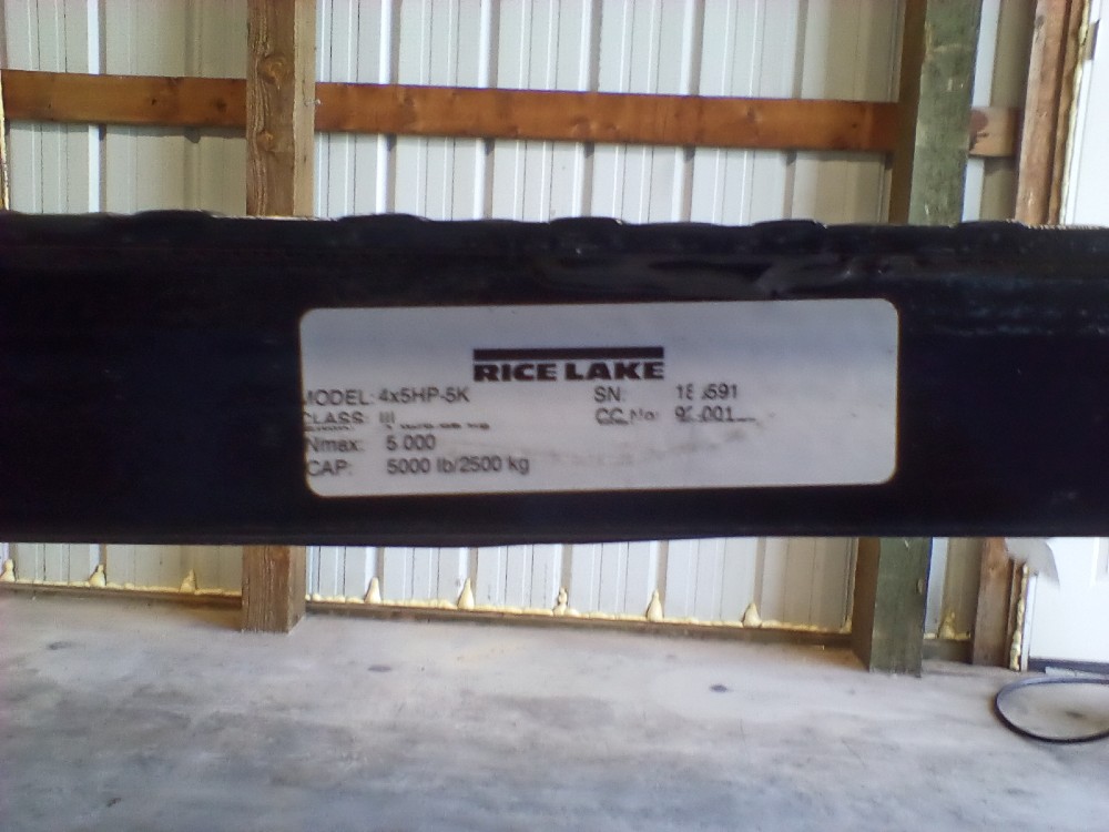 5000 lb. Rice Lake #4X5HP-5K, RoughDeck HP series, floor / platform scales, 4' x 5' platform, 2025 (3 - Image 6
