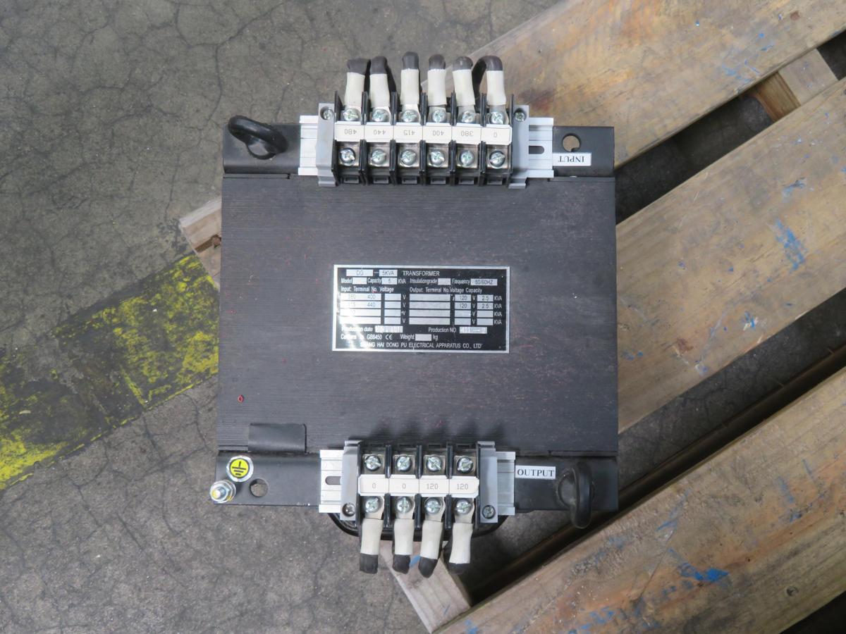 5 KVA 380/400/415/480 Primary, 120 Secondary, Shang Hai Dong Pu DG-5KVA, transformer - Image 3