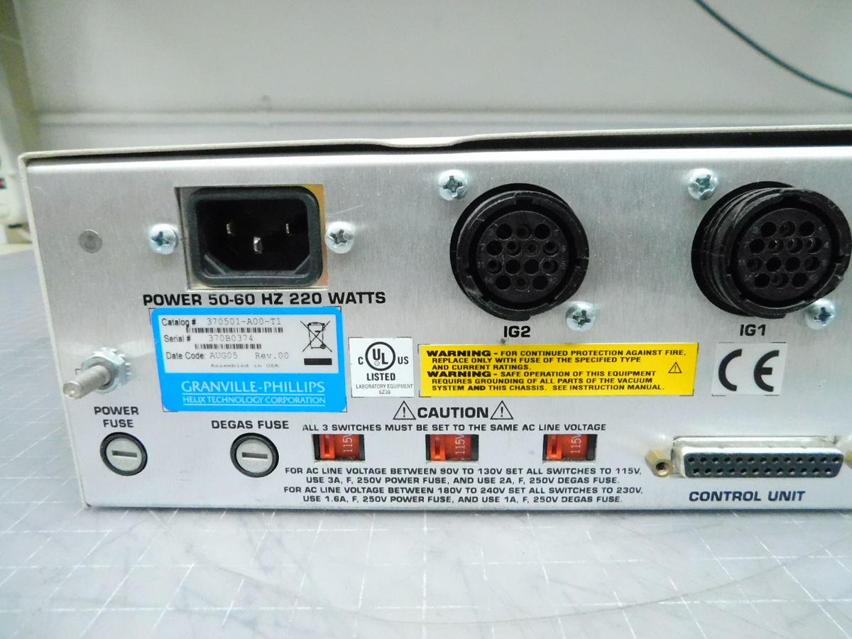 Granville-Phillips #370, Stabil-Ion vacuum gauge controller and power supply, 370501-A00-T1, 120 V. AC - Image 5