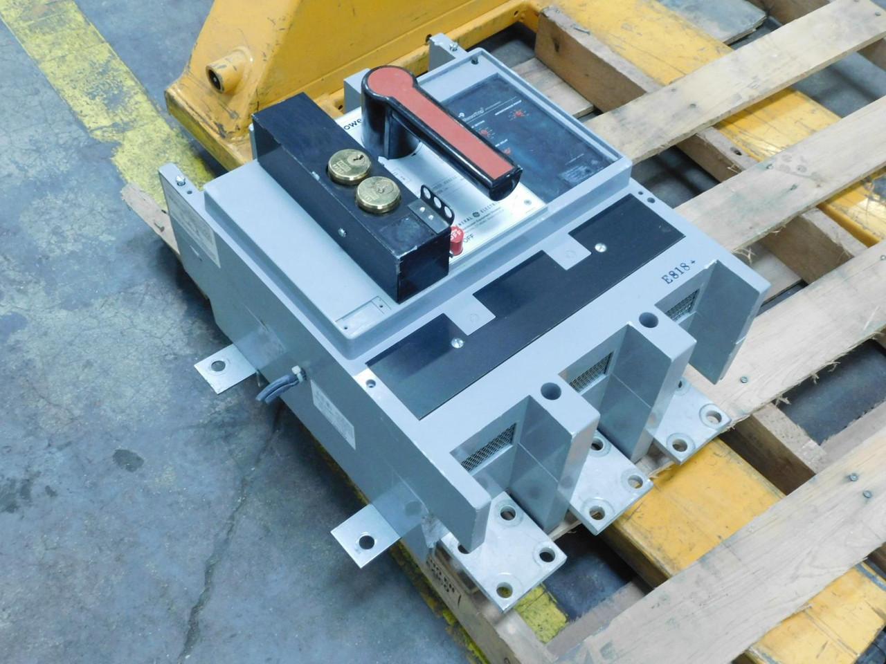 2000 Amp, General Electric #TP2020SS, RMS-9 insulated case circuit breaker, 3 Pole, 600 Volts AC, LSI-G, 65 - Image 2