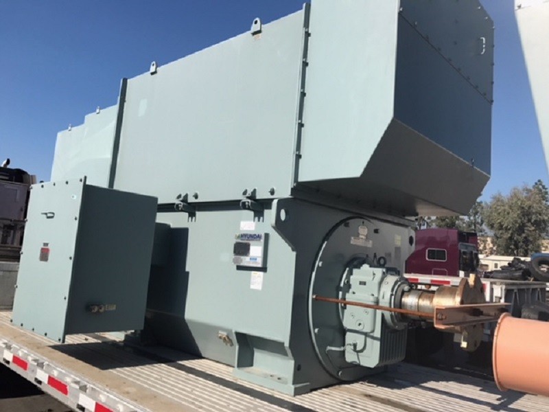 3500 HP 1200 RPM Hyundai, Frame 560, TEAAC, SB, 1.0 service factor, new surplus, 4160 Volts - Image 2