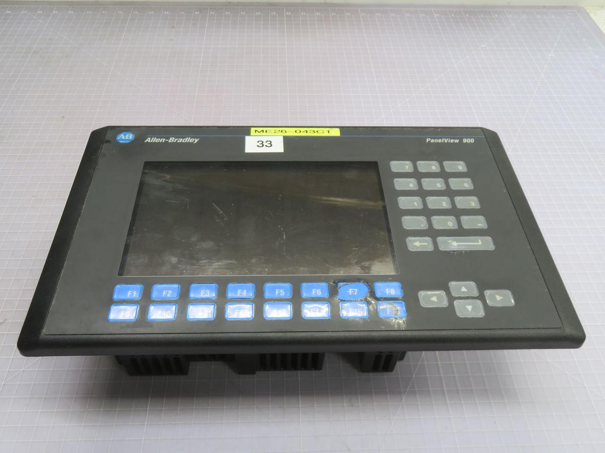 Allen-Bradley #2711-K9A2X, PanelView 900, 9" LCD, keypad, DH Plus, NEMA 4X, 100-240 Volts AC - Image 3
