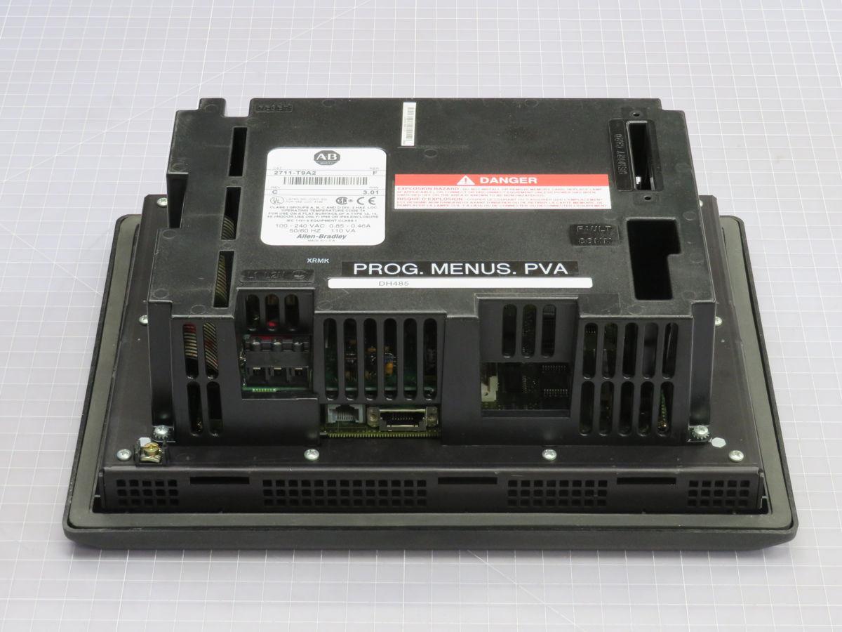 Allen-Bradley #2711-T9A2, PanelView Standard, 9" touch screen, 640 x 480, DH-485, NEMA 4X - Image 1