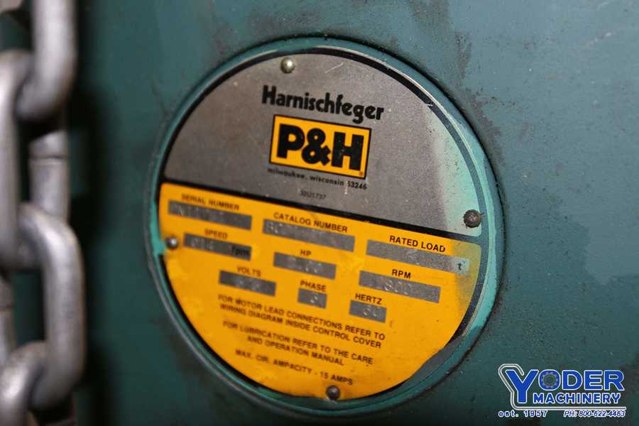 2 Ton, P & h, chain hoist, #68722 - Image 4