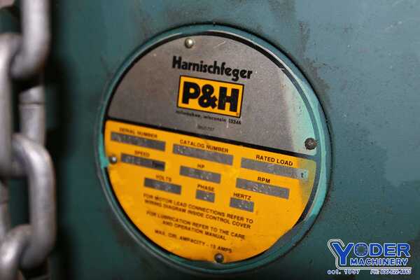 2 Ton, P & h, chain hoist, #68722 - Image 9