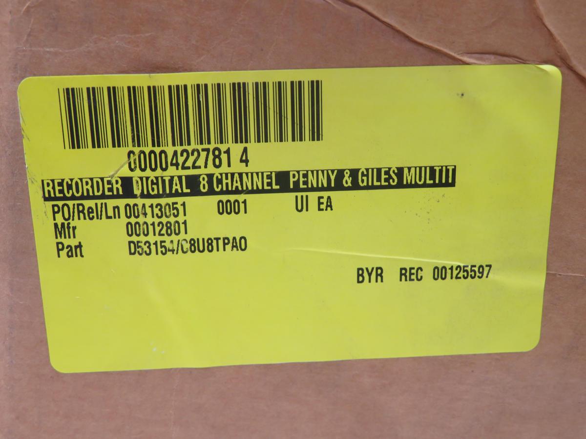 Penny & Giles #D53154/C8U8TPAO, digital panel, 85-250 Volts AC - Image 8