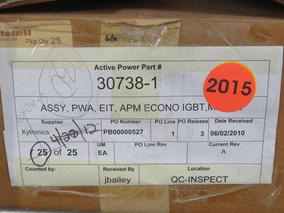 Active Power #30739-1_00, EIT circuit board, LOT of 29 - Image 4