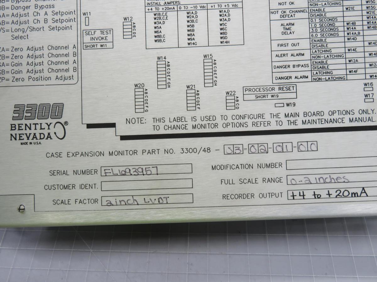 Bently Nevada #3300/48-03-02-01-00, CPU/control board - Image 4