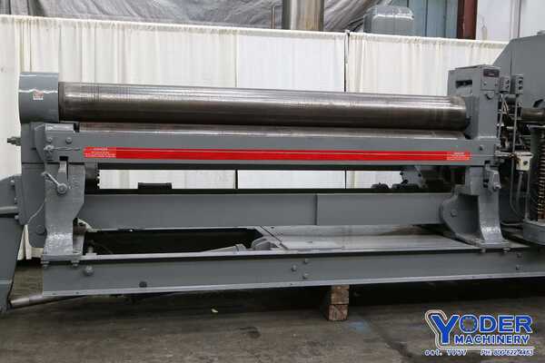 10' x 1/2" Bertsch #11, initial plate bending roll, air drop end, lube system, #69138 - Image 1