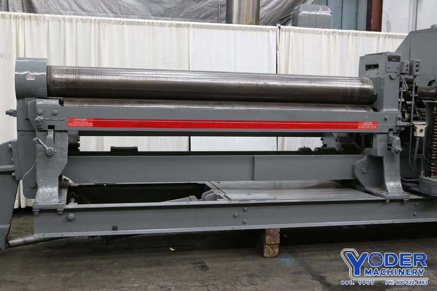 10' x 1/2" Bertsch #11, initial plate bending roll, air drop end, lube system, #69138 - Image 3