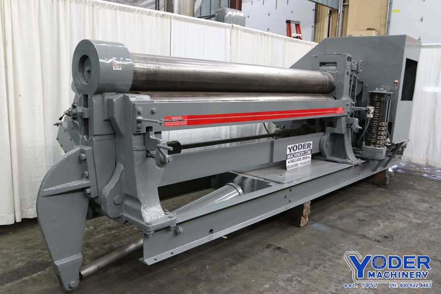 10' x 1/2" Bertsch #11, initial plate bending roll, air drop end, lube system, #69138 - Image 5