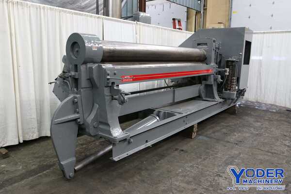 10' x 1/2" Bertsch #11, initial plate bending roll, air drop end, lube system, #69138 - Image 9