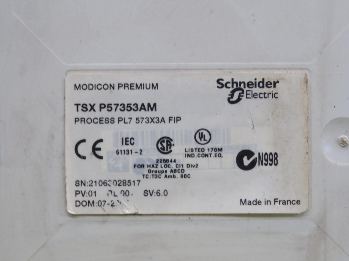 Schneider Electric #TSXP57353AM, PLC module/rack, 1024 I/O - Image 4