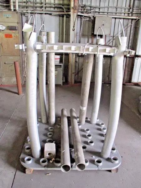 60" diameter x 72" H Annealing Furnace, gas-fired, hydrogen gas, 2150°F, complete w/control - Image 8
