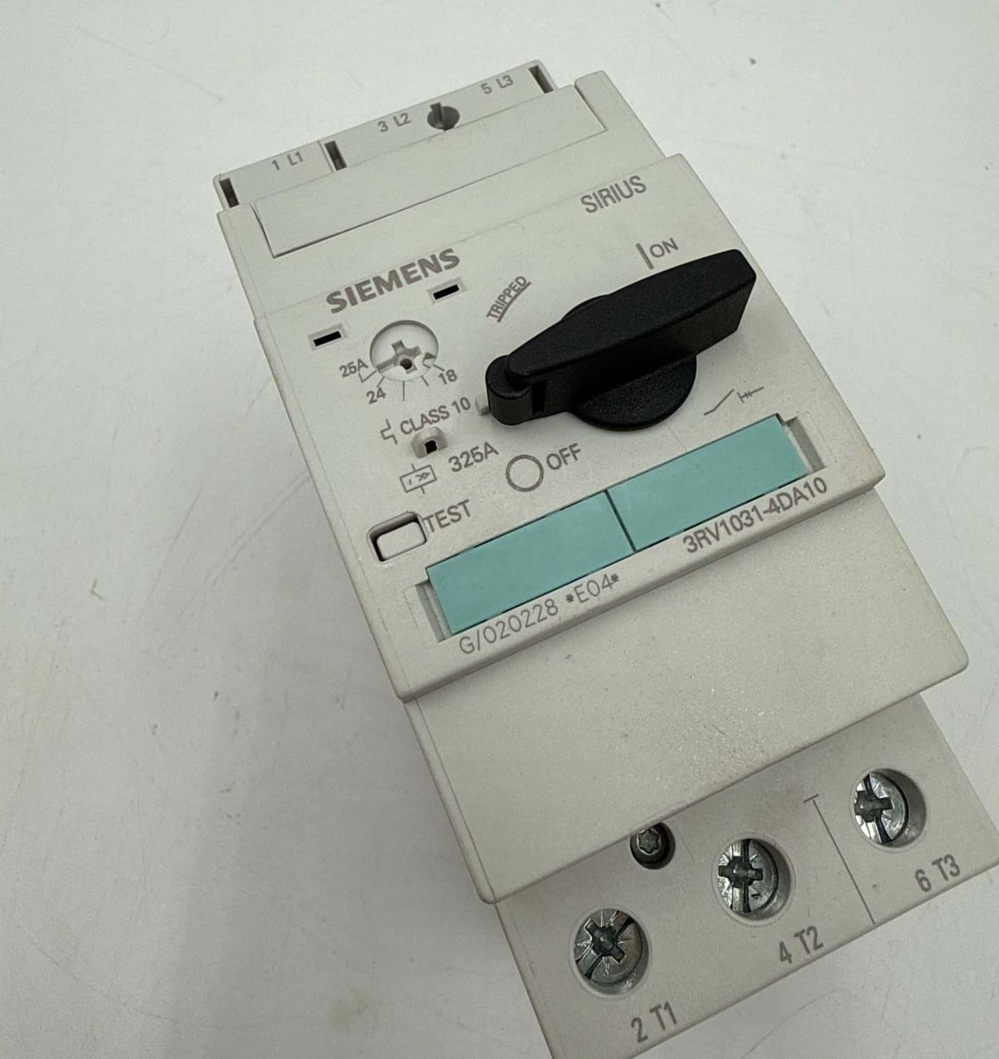 18 Amps, Siemens #3RV1031-4DA10, Circuit Breaker, 3-Pole, 600 Volts, NEW - Image 3