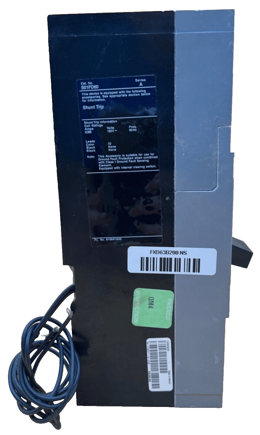 200 Amps, Siemens #FXD63B200, Circuit Breaker, 3-Pole, 600 Volts, Bolt-On, NEW - Image 5