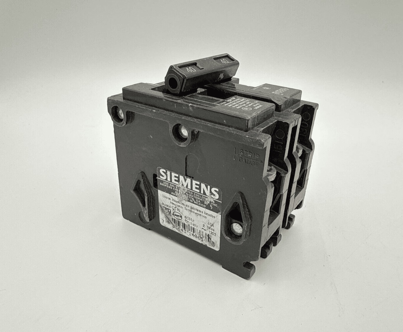 40 Amps, Siemens #Q240, Circuit Breaker, 2-Pole, 240/120 Volts, NEW - Image 5