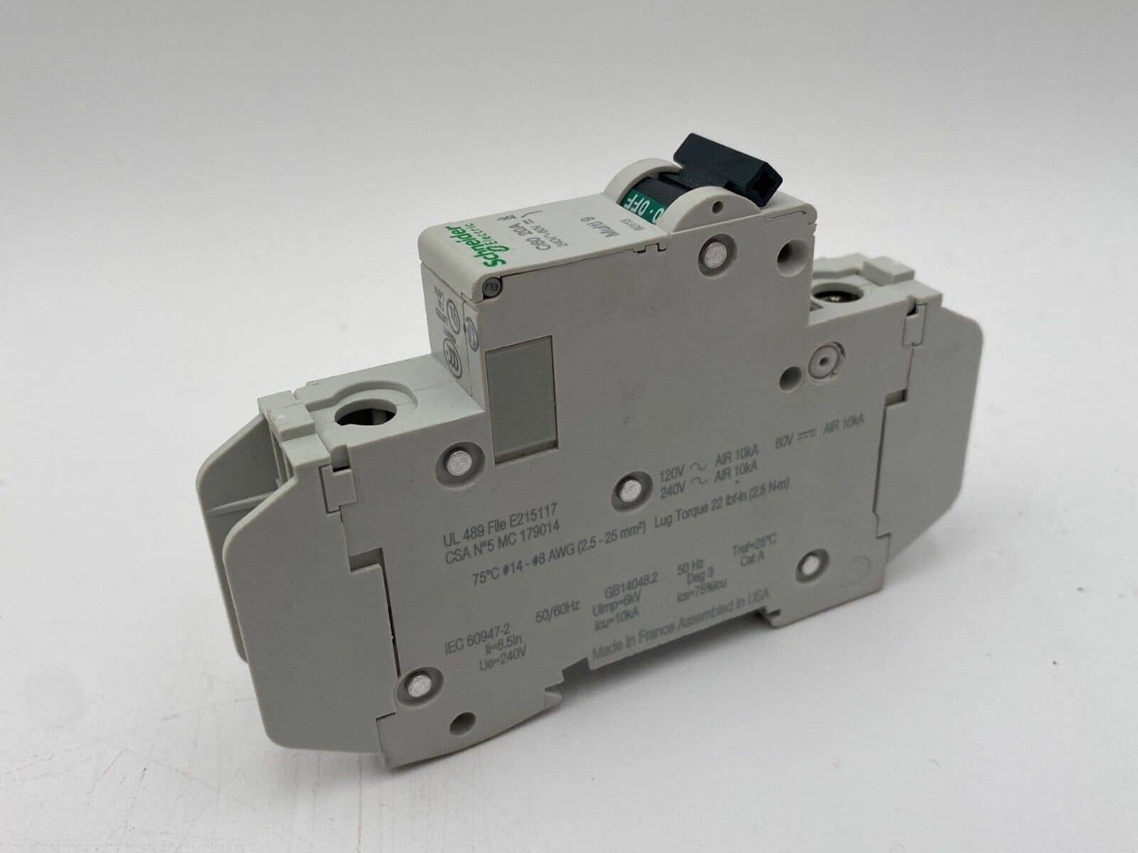 20 Amps, Square D #60113, Circuit Breaker, 1-Pole, 277 Volts, NEW - Image 9
