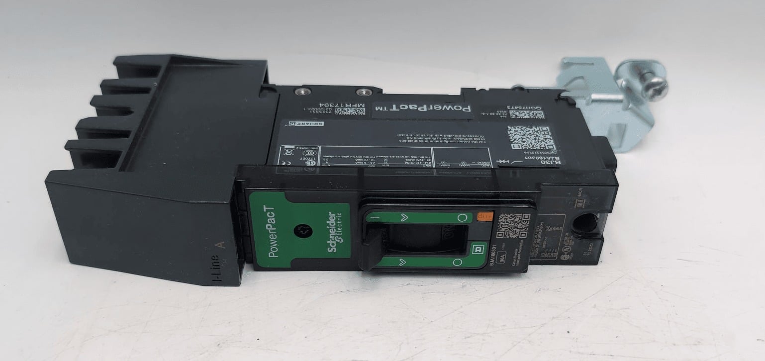 30 Amps, Square D #BJA160301, Circuit Breaker, 1-Pole, 240 Volts, NEW - Image 1