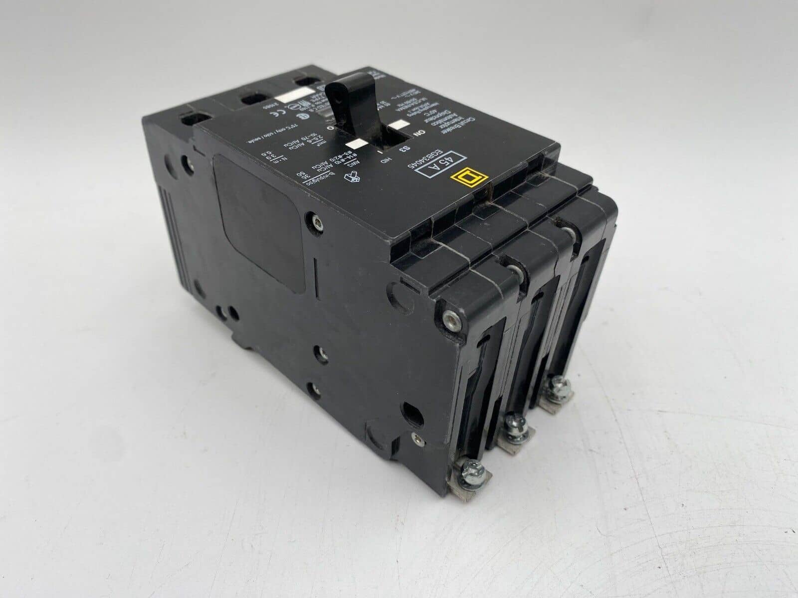 45 Amps, Square D #EGB34045, Circuit Breaker, 3-Pole, 480/277 Volts, Bolt-On - Image 6
