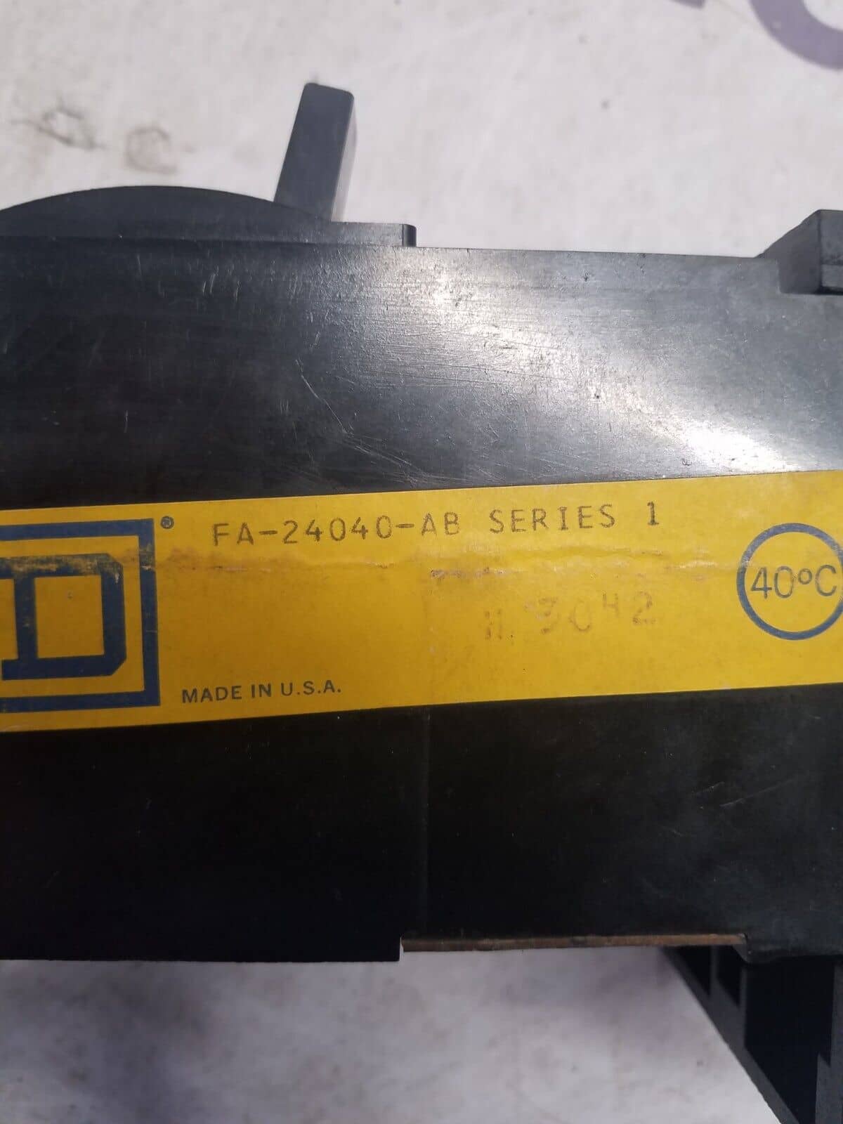 40 Amps, Square D #FA24040AB, I-Line Circuit Breaker, 2-Pole, 480 Volts - Image 3