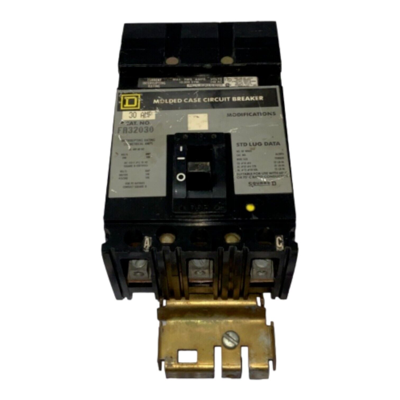 30 Amps, Square D #FA32030, I-Line Circuit Breaker, 3-Pole, 240 Volts - Image 1