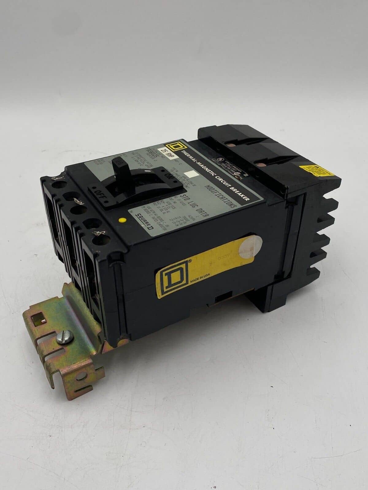 25 Amps, Square D #FA36025, I-Line Circuit Breaker, 3-Pole, 600 Volts - Image 6